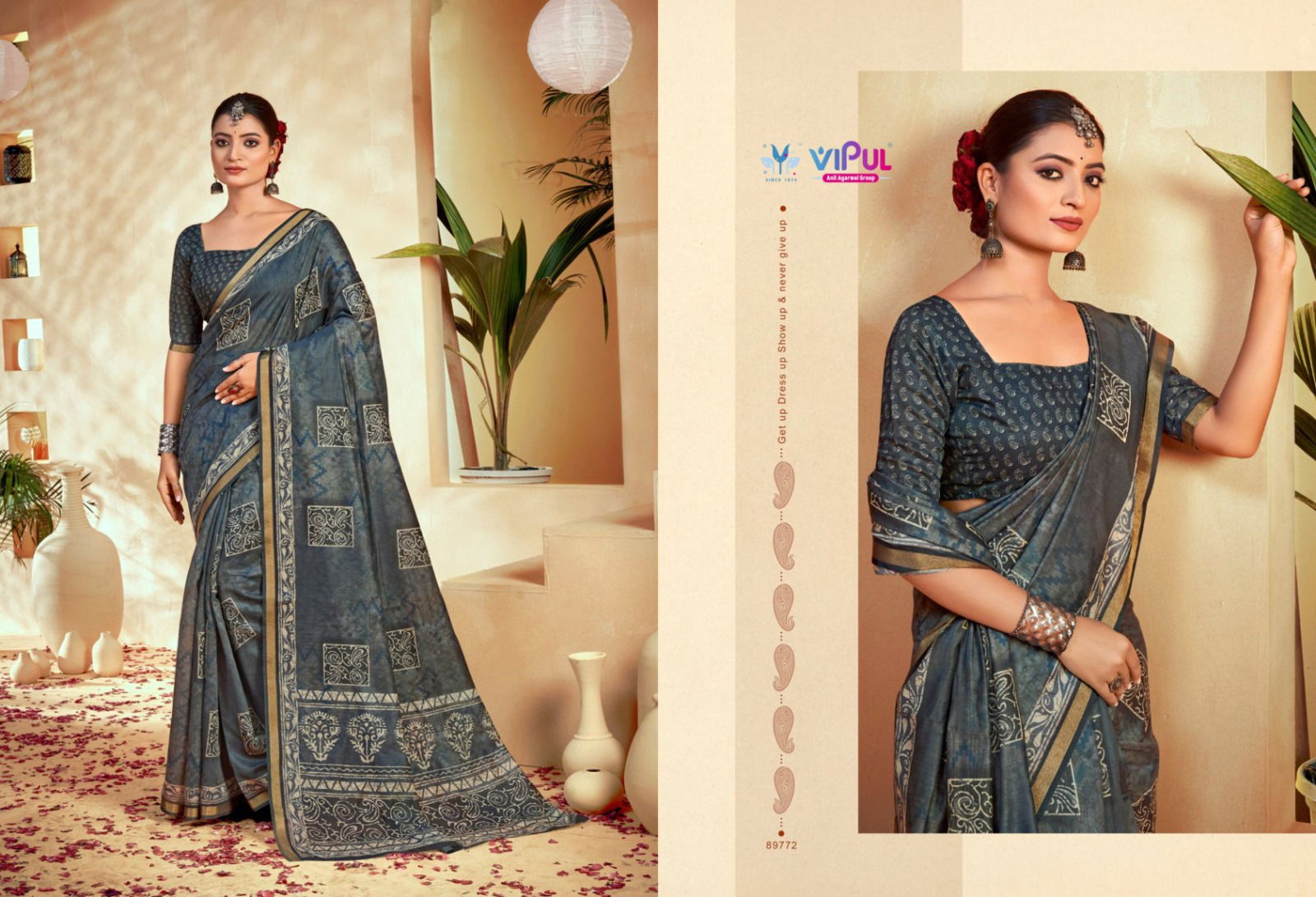 Amrapali Vol 3 By Vipul Cotton Daily Wear Saree Wholesale Market In Surat